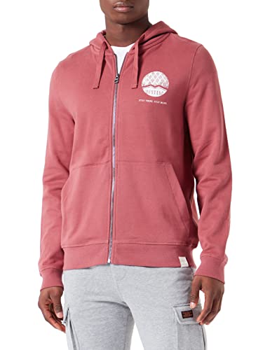 MUSTANG Herren Style Brian Hooded Cd Kapuzenpullover, Roan Rouge 8265, L von MUSTANG