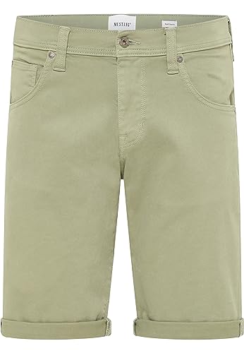 MUSTANG Herren Style Chicago Z Shorts, Ã–lgrün, 33 von MUSTANG