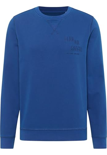MUSTANG Herren Style Clio Sweatshirt, Navy Peony 5445, Large von MUSTANG