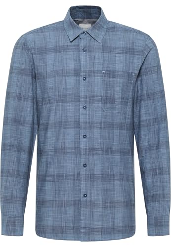 MUSTANG Herren Style Cullman Hemd, Blue Slub Check 12720, XL EU von MUSTANG