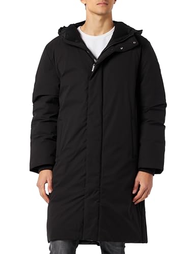 MUSTANG Herren Style David Padded Long Parka, Black 4142, M von MUSTANG