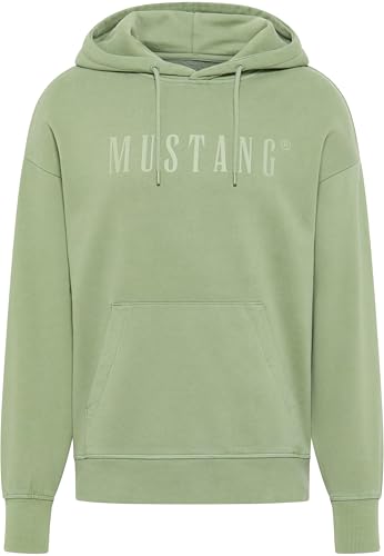MUSTANG Herren Style Eden Kapuzenpullover, Hedge Green 6336, Large von MUSTANG