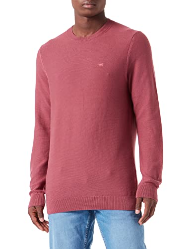 MUSTANG Herren Style Emil C Basic Pullover, Roan Rouge 8265, M von MUSTANG