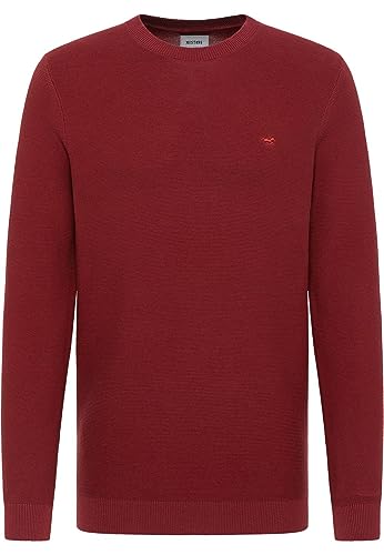 MUSTANG Herren Style Emil C Basic Pullover, Russet Brown 8338, XXL von MUSTANG