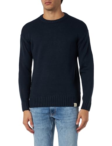 MUSTANG Herren Style Emil C Crew Pullover, Carbon 4135, 5XL Größen von MUSTANG