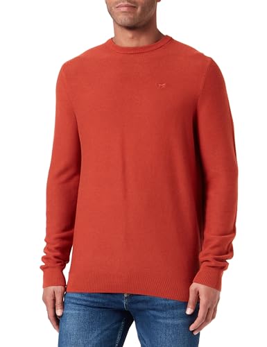 MUSTANG Herren Style Emil C Crew Pullover, Picante 3313, X-Large von MUSTANG