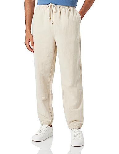 MUSTANG Herren Style Linen Cotton Jogger Jogginghose, Peyote 4094, M von MUSTANG