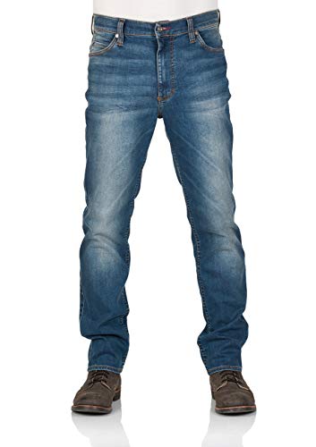 MUSTANG Herren Jeans Tramper - Tapered Fit - Blau - Denim Blue, Größe:33W / 32L, Farbe:Denim Blue (313) von MUSTANG
