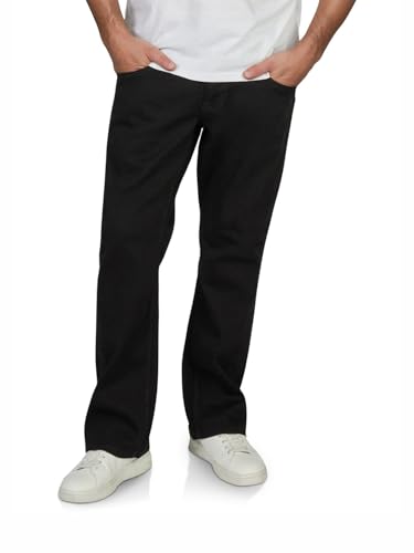 Mustang Jeans Herren Stretch Oregon Bootcut Jeanshose Hose Denim, Größe:W 34 L 32, Farbe:Black Denim (940) von Mustang