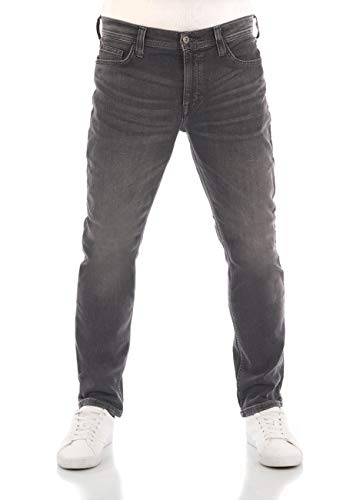 MUSTANG Jeans Herren Stretch Slim Fit Vegas Jeanshose Hose Denim, Länge:32L, Farbe:Denim Black (4000-783), Weite:44W von MUSTANG
