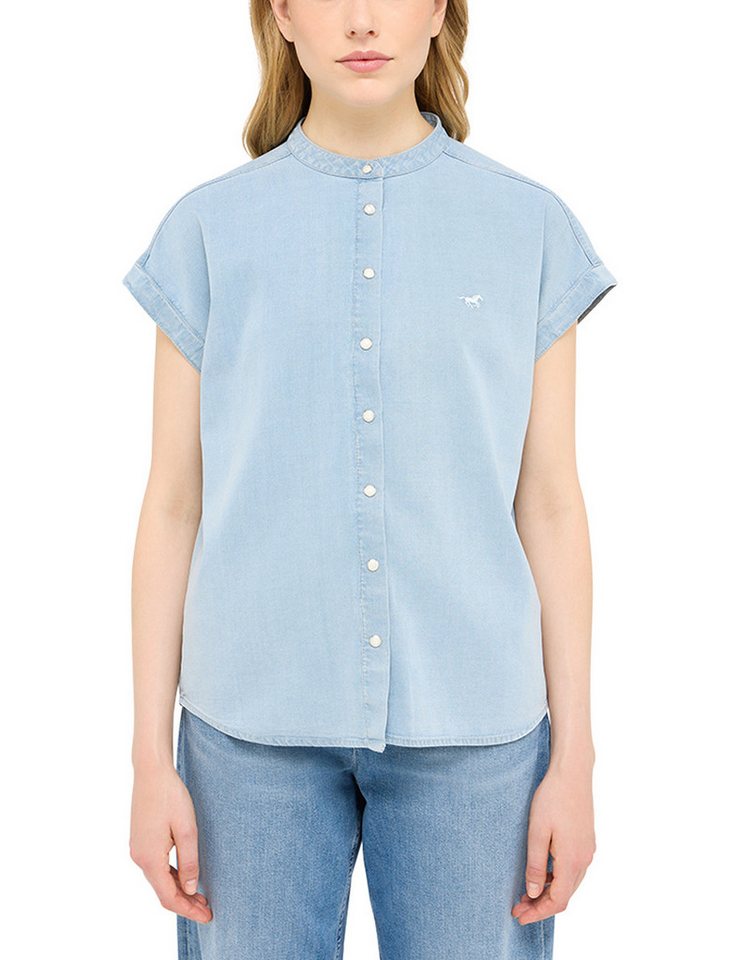 MUSTANG Kurzarmbluse Damen Style Tulsa von MUSTANG