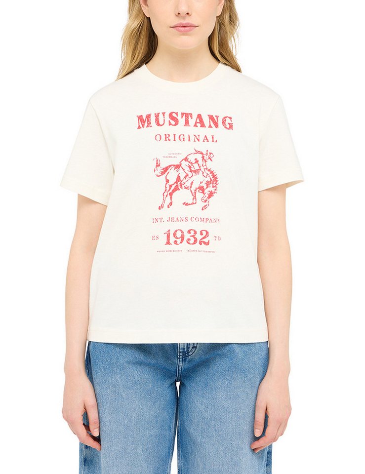 MUSTANG Kurzarmshirt Damen Style Floris von MUSTANG