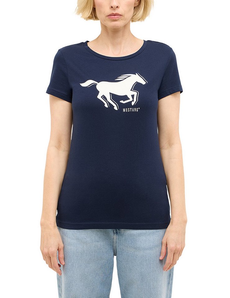 MUSTANG Kurzarmshirt Damen Style Loa MUSTANG Kurzarmshirt Damen Style Loa von MUSTANG