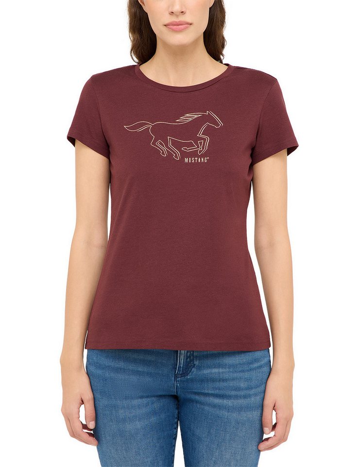 MUSTANG Kurzarmshirt Damen Style Loa von MUSTANG