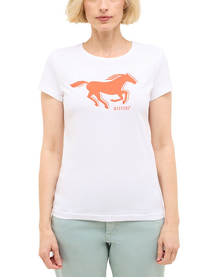MUSTANG Kurzarmshirt Damen Style Loa von MUSTANG