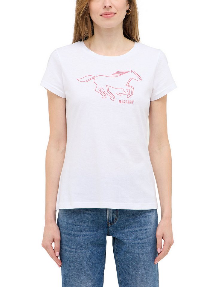 MUSTANG Kurzarmshirt Damen Style Loa von MUSTANG