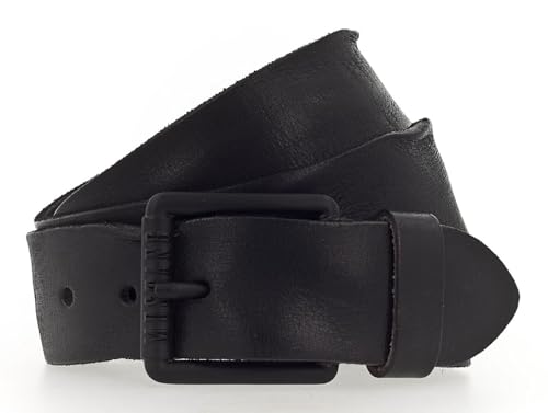 MUSTANG Leather Belt 40mm W100 Black - kürzbar MUSTANG Leather Belt 40mm W100 Black - kürzbar von MUSTANG