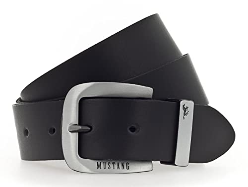 MUSTANG Leather Belt W100 Black von MUSTANG