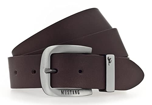 MUSTANG Leather Belt W100 Darkbrown von MUSTANG