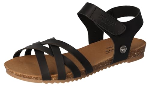 MUSTANG Mädchen 5057-802 Flache Sandale, Schwarz, 38 EU von MUSTANG