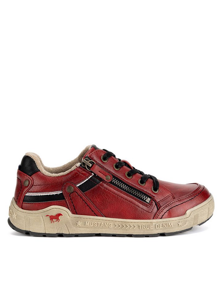 MUSTANG Mustang Halbschuhe Damen 1290-302 Rot Schnürschuh von MUSTANG