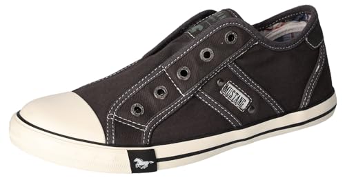 MUSTANG Damen Sneaker Schuhe Low Slip on 1099-416-9 schwarz 37 von MUSTANG