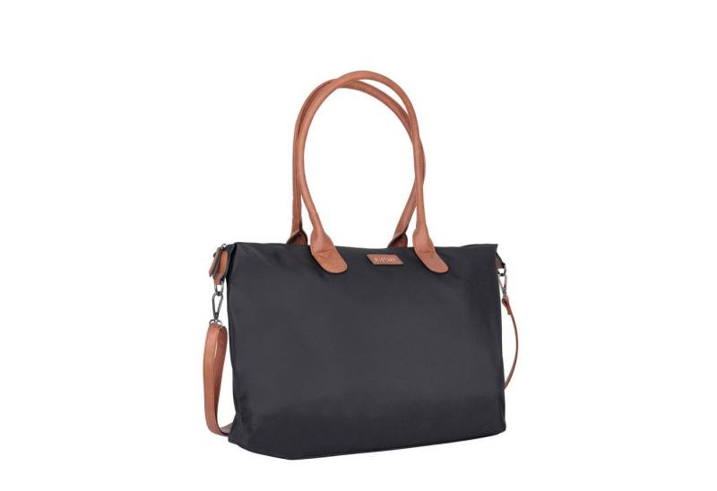 MUSTANG Shopper großer Damen Shopper Handtasche Umhängetasche "Limnos" schwarz von MUSTANG