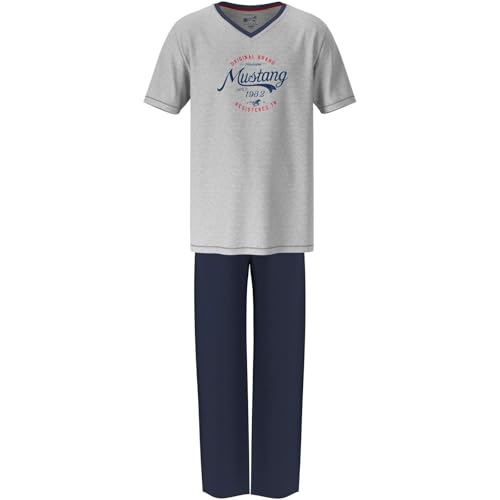 MUSTANG Short Set Schlafanzug Nachtwäsche Pyjama Oeko-TEX Standard 100 für Männer von MUSTANG