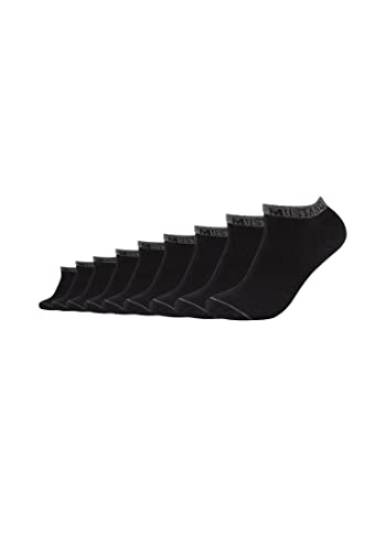 MUSTANG Herren Sneakersocken 9er Pack 43/46 black von MUSTANG