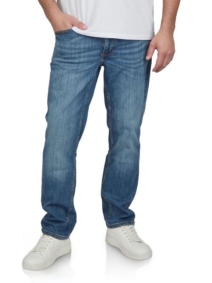 MUSTANG Straight-Jeans Herren Jeanshose Washington Straight Fit Denim Hose mit Stretch MUSTANG Straight-Jeans Herren Jeanshose Washington Straight Fit Denim Hose mit Stretch von MUSTANG