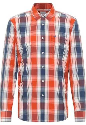 MUSTANG Style Chester Orange Blue Multi Check 12704 von MUSTANG