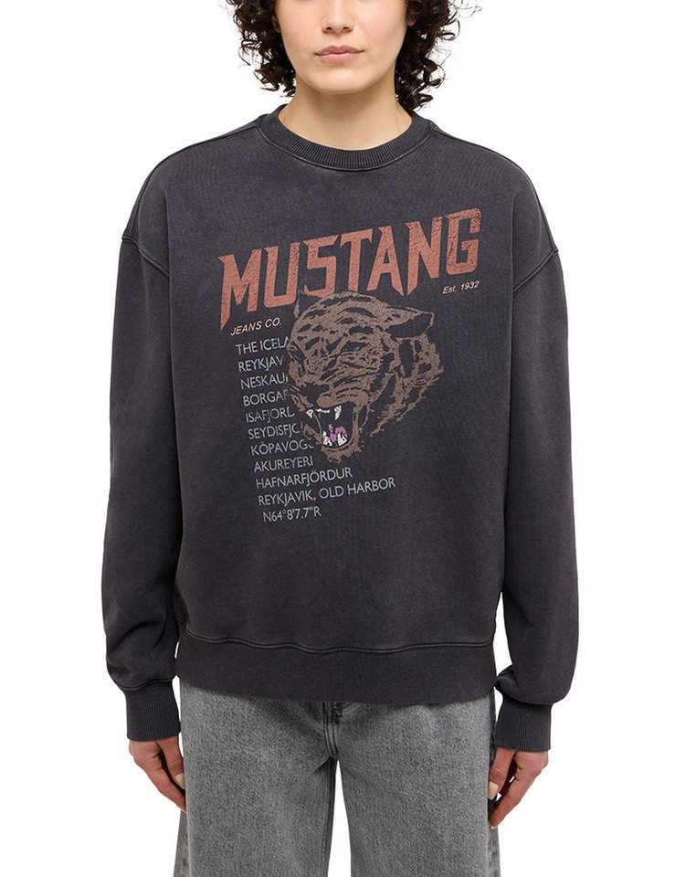 MUSTANG Sweatshirt Style Salida mit Frontprint von MUSTANG