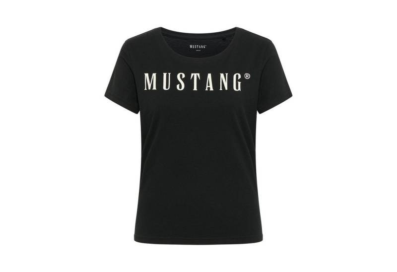 MUSTANG T-Shirt Damen T-Shirt 1er Pack Baumwolle Style Alma (Packung, 1er Pack) von MUSTANG