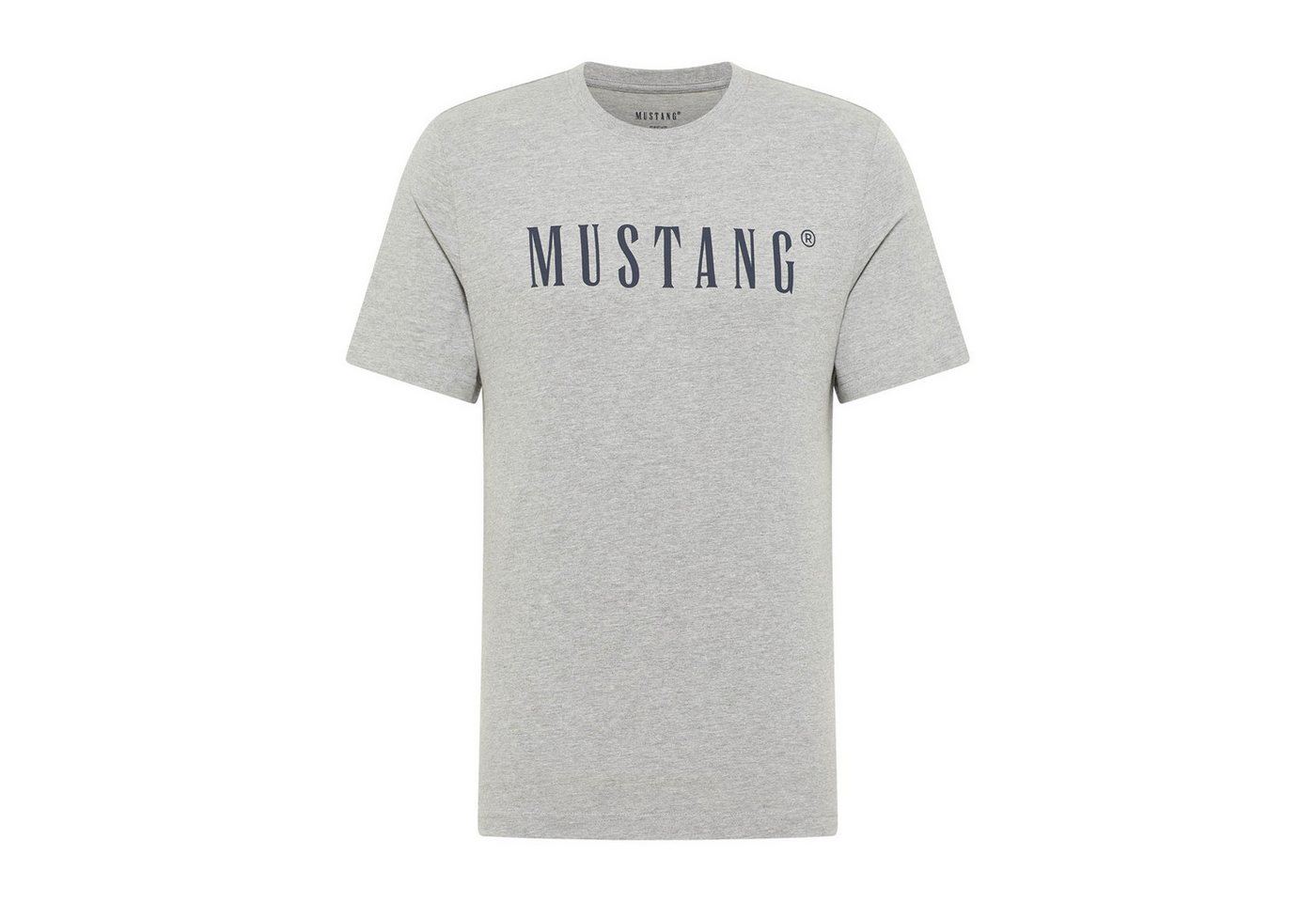 MUSTANG T-Shirt Herren T-Shirt 1er Pack Baumwolle Style Austin (Packung, 1er Pack) von MUSTANG
