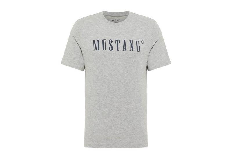 MUSTANG T-Shirt Herren T-Shirt 1er Pack Baumwolle Style Austin (Packung, 1er Pack) von MUSTANG