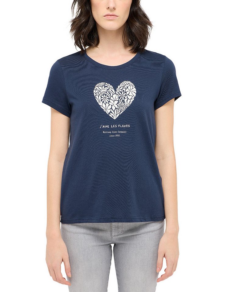 MUSTANG T-Shirt Style Alma mit Frontprint von MUSTANG