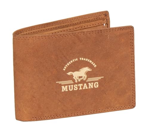 MUSTANG Tampa Wallet Long Side Opening Cognac von MUSTANG