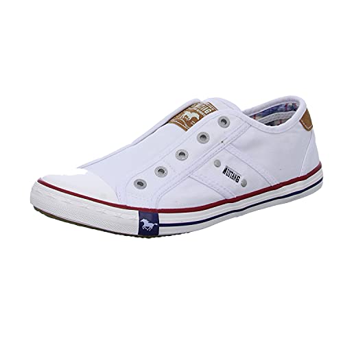 MUSTANG Unisex Kinder 5803-405-1 Slip On Sneaker, Weiß (Weiß 1), 37 EU von MUSTANG