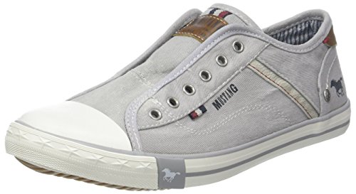 MUSTANG Unisex-Kinder 5803-414-22 Slip On Sneaker, Grau (Hellgrau 22), 40.5 EU von MUSTANG