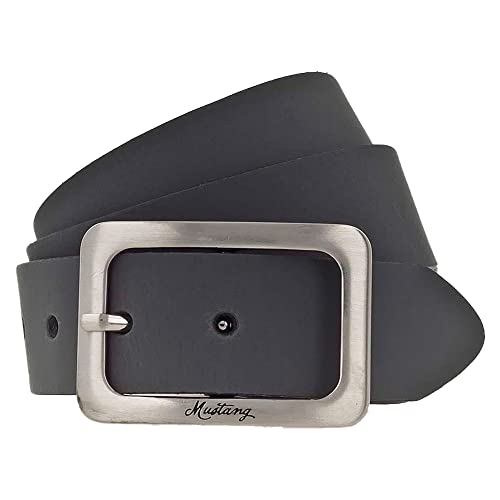 MUSTANG Woman´s Leather Belt 3.5 W110 Gray von Mustang