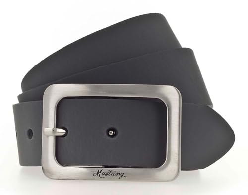 MUSTANG Woman´s Leather Belt 3.5 W110 Gray von MUSTANG
