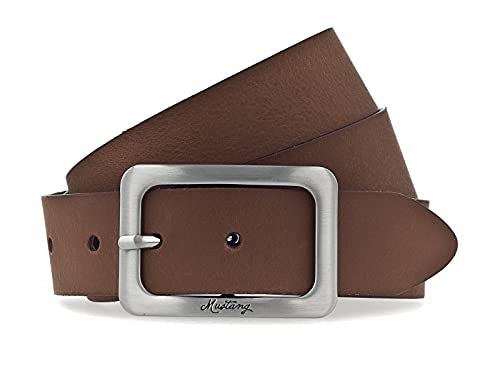 MUSTANG Woman´s Leather Belt 3.5 W90 Brown von MUSTANG