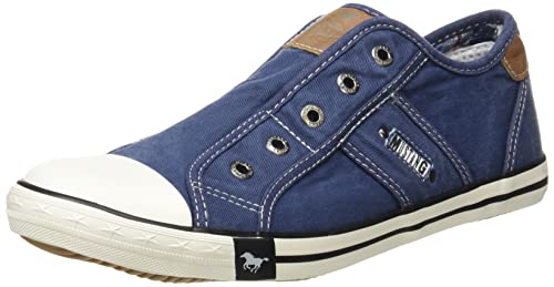 MUSTANG Damen 1099-409-841 Slip On Sneaker Low-Top, Jeansblau, 38 EU von MUSTANG