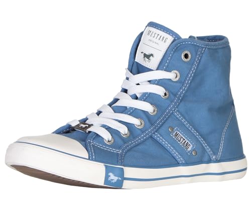 Mustang Damen 1099-506 Sneaker, hellblau, 37 EU von MUSTANG