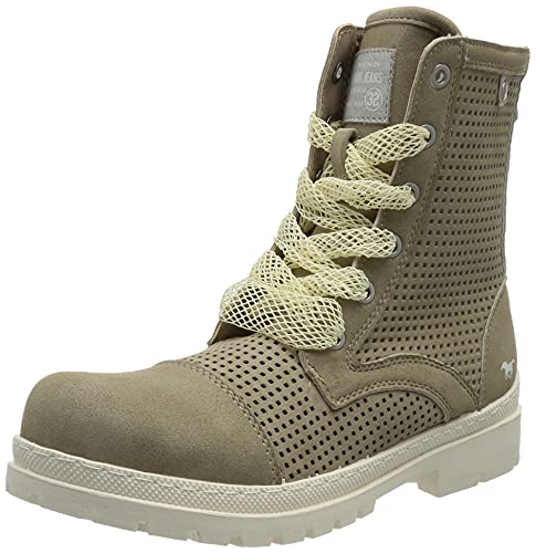 Mustang Damen 1207-506 Mode-Stiefel, beige, 39 EU von MUSTANG