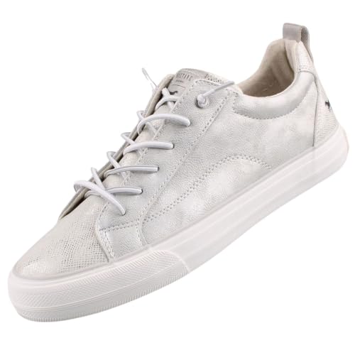 Mustang Damen 1272-311 Sneaker, Silber, 37 EU von MUSTANG