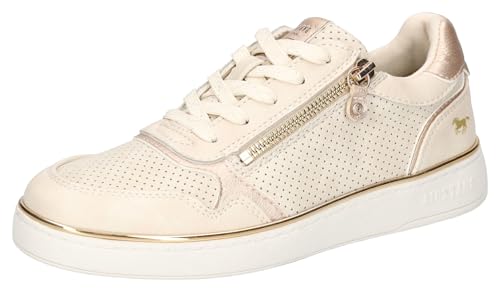 MUSTANG Damen 1300-313 Sneaker, Ivory, 40 EU MUSTANG Damen 1300-313 Sneaker, Ivory, 40 EU von MUSTANG