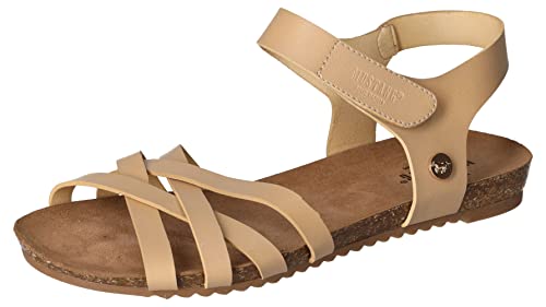 Mustang Damen 1307-811 Sandale, Taupe, 39 EU von MUSTANG