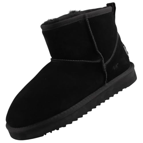 MUSTANG Damen Stiefelette gefüttert Schwarz EU 40 von MUSTANG