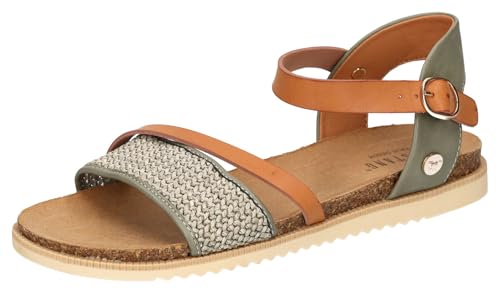 Mustang Damen 1392-808 Sandale, pastellgruen, 42 EU von MUSTANG
